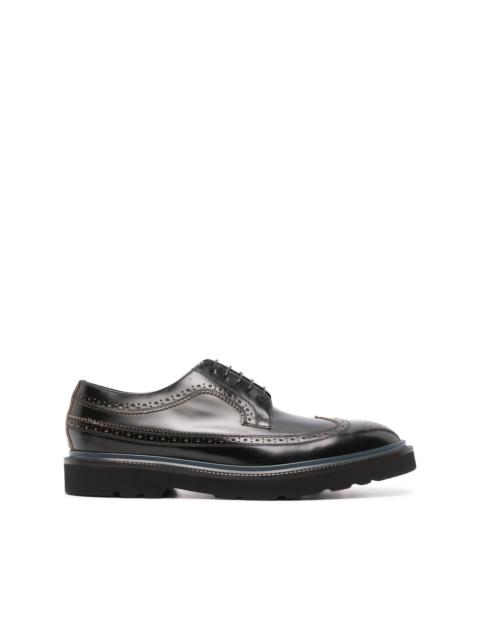 Paul Smith perforated almond-toe brogues