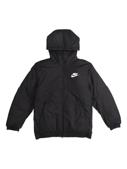 Nike Nike SPORTSWEAR SYNTHETIC FILL Fleece Lined Hooded Jacket Black 928862-010