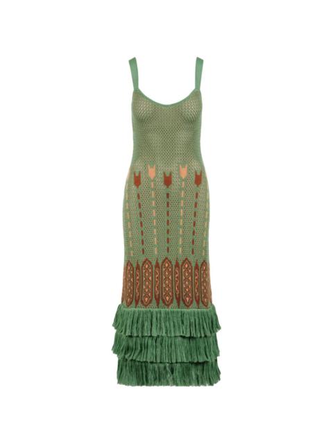 Viento Verde ruffled dress