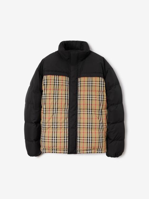 Burberry Reversible Check Puffer Jacket