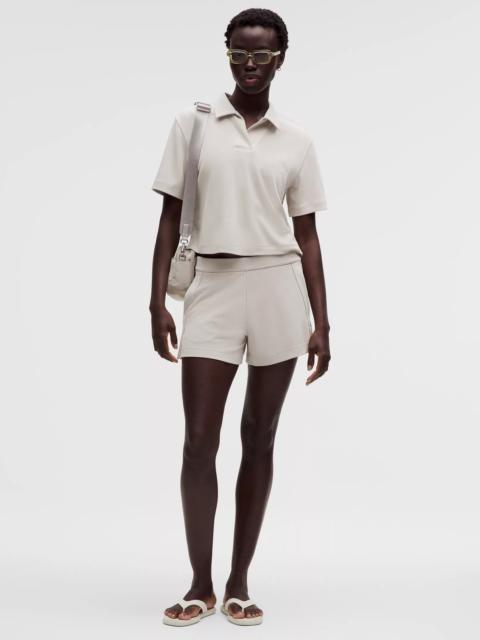 lululemon Softstreme Pique Mid-Rise Short 4"