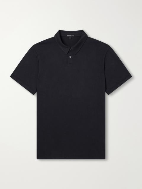 JAMES PERSE Lotus Cotton-Jersey Polo Shirt