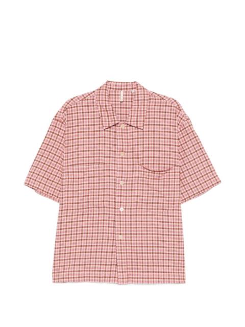 SUNFLOWER Adam checked shirt