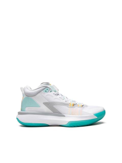 Zion 1 "White/Dynamic Turquoise" sneakers