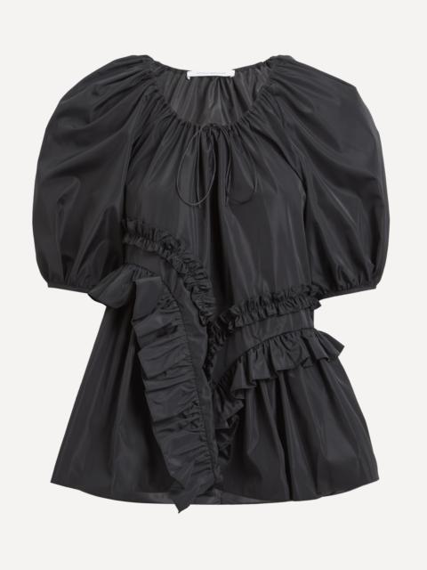 CECILIE BAHNSEN Arabella Faille Top