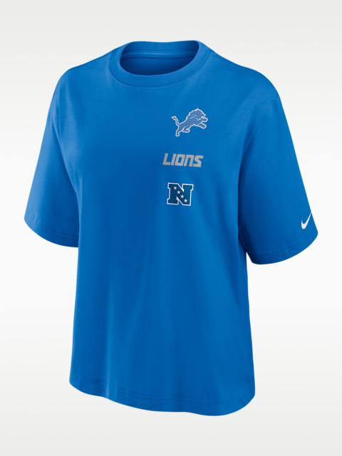 Nike Detroit Lions Primetime Premium Essential Boxy Women's Nike NFL T-Shirt