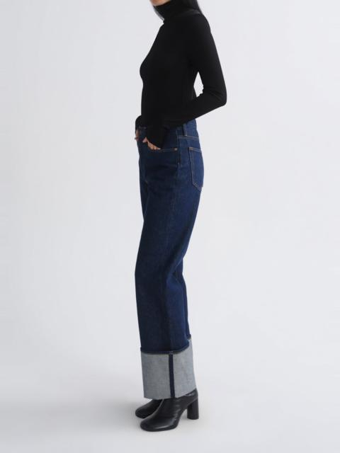 AGOLDE CARYLE TURTLENECK IN BLACK
