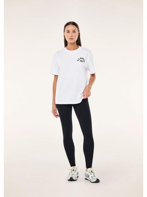 P.E NATION ESTABLISHED RELAXED SHORT SLEEVE TEE IN OPTIC WHITE