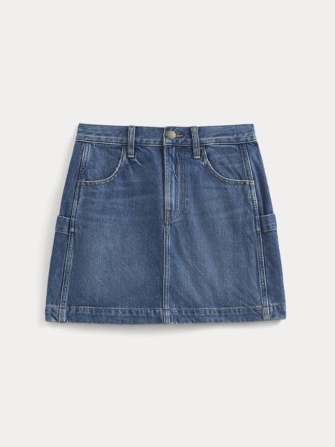 EVERLANE DENIM UTILITY MINI SKIRT