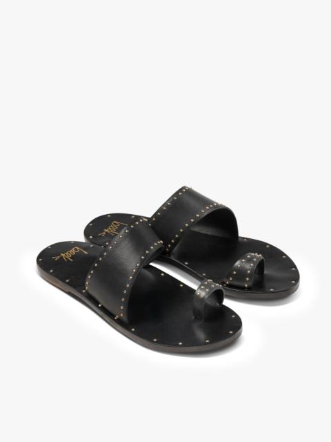 beek Finch Stud Leather Toe-Ring Sandal