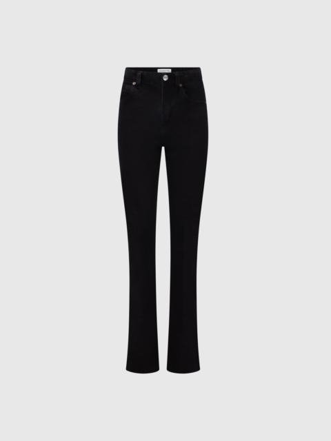 Victoria Beckham Julia Stretch Jean In Washed Black