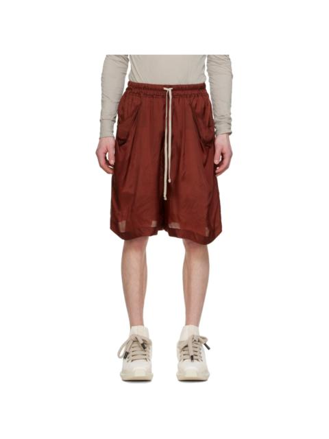 Burgundy Lido Shorts