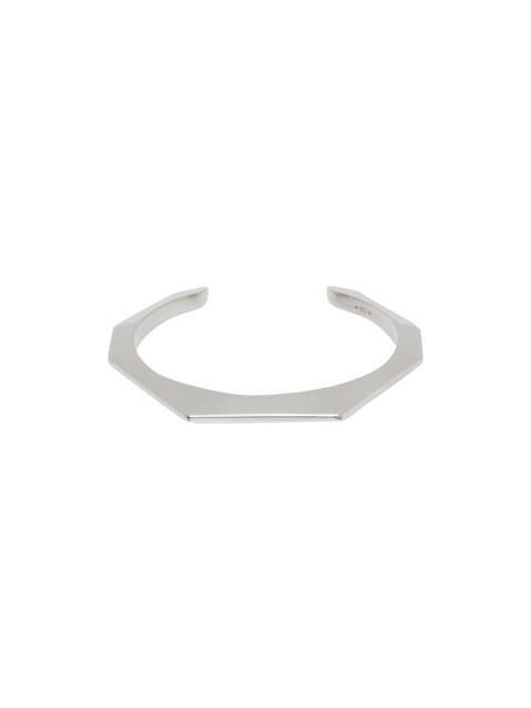 Bottega Veneta Silver Cuff Bracelet