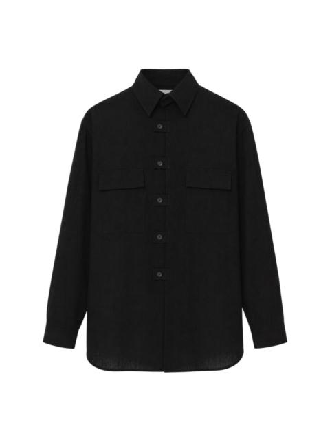 Yohji Yamamoto Spare Collar Long Sleeve Shirt