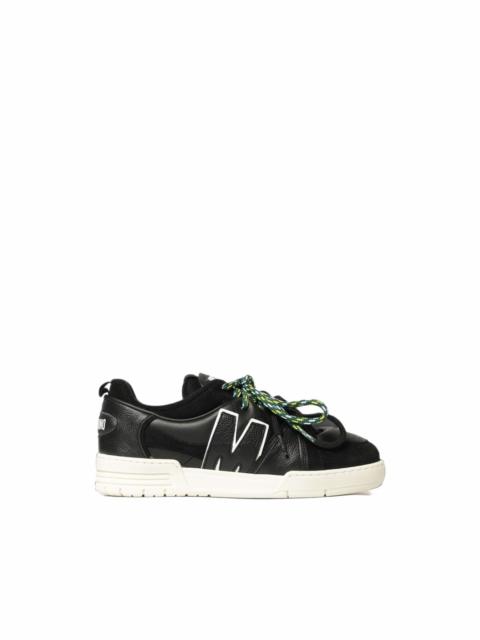 Moschino sneakers made of calfskin and suede