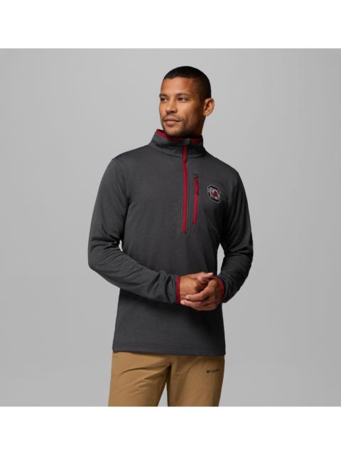 Columbia Men's Collegiate Essential Hike Grid Fleece Half Zip - South Carolina