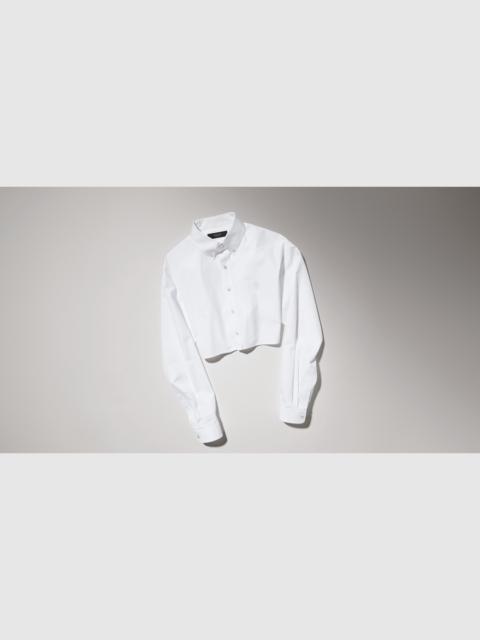 GUCCI Cropped cotton poplin shirt