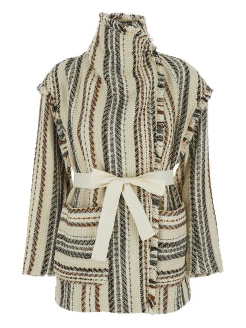 Isabel Marant Étoile Illisa striped fringed jacket