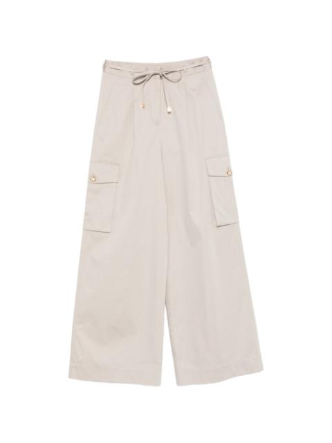 AGNONA tie-detail cargo-pocket trousers