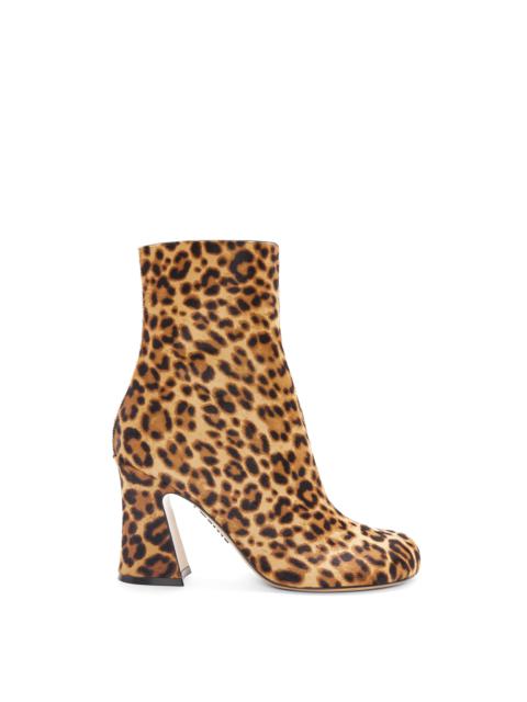 Loewe Calle bootie in hairy calfskin