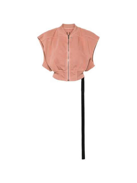 Rick Owens DRKSHDW sleeveless cotton bomber jacket
