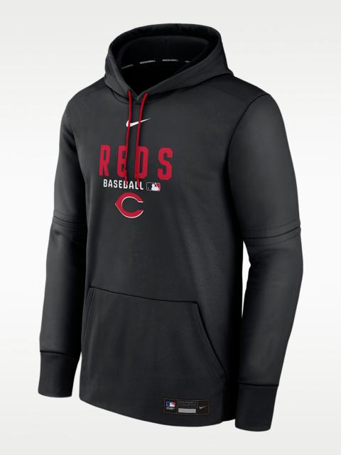Nike Cincinnati Reds Authentic Collection Men's Nike Therma MLB Pullover Hoodie