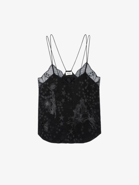 Zadig & Voltaire Capela Jacquard Silk Camisole