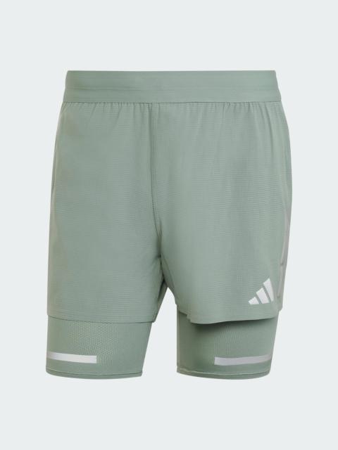 adidas Ultimate Running Reflective 2-in-1 Shorts