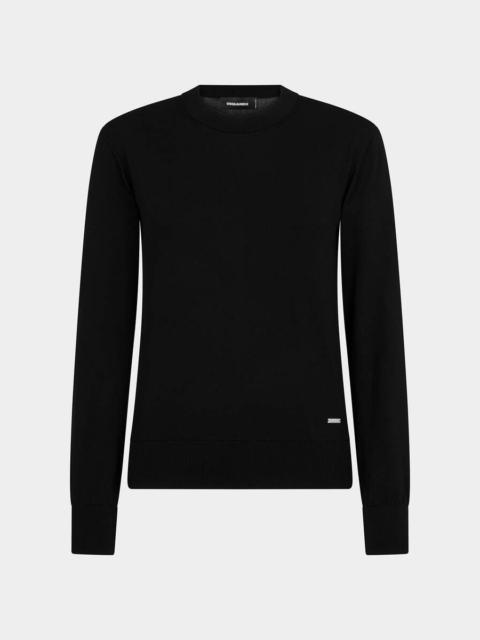 DSQUARED2 PLAIN KNIT PULLOVER