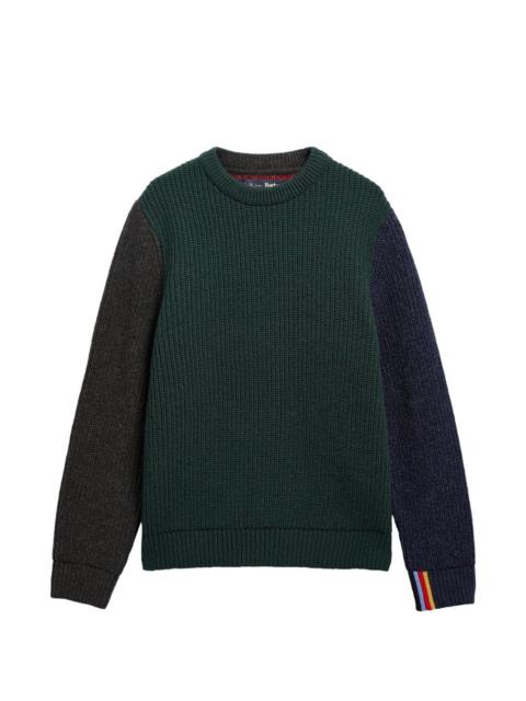Barbour x Paul Smith cable-knit sweater