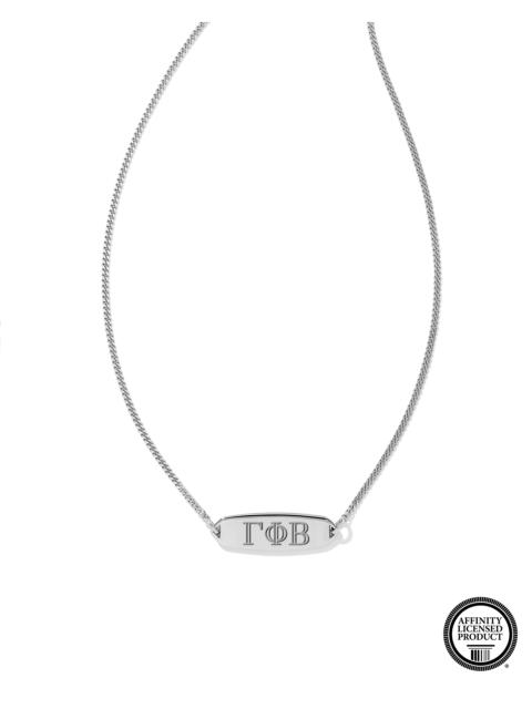KENDRA SCOTT Gamma Phi Beta Pendant Necklace in Sterling Silver