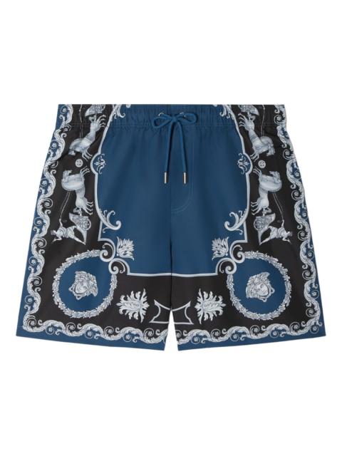 VERSACE baroque-print swim shorts