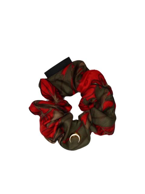 Marine Serre Crescent Moon silk scrunchie
