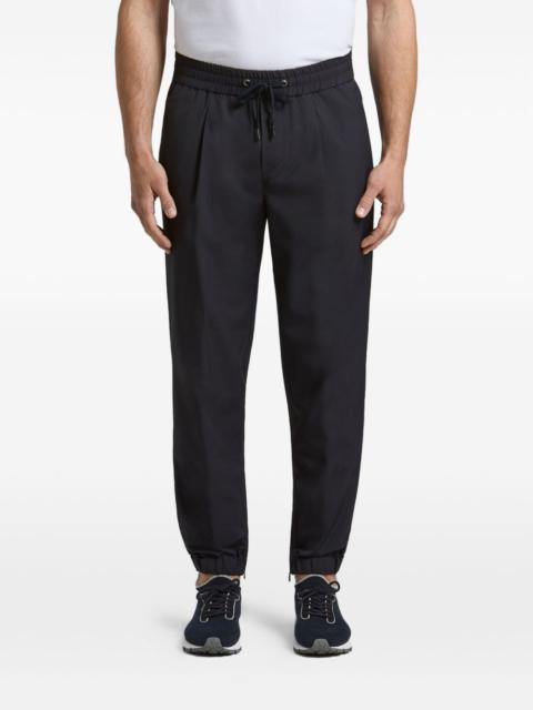 PESERICO drawstring-waist zip-cuff track pants