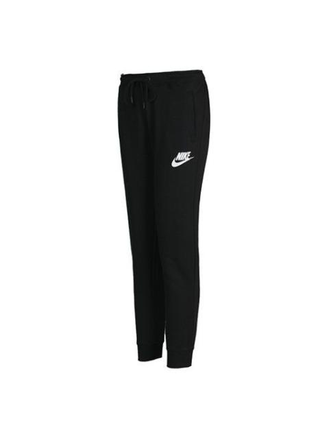 (WMNS) Nike As W Nsw Rally Pant Bundle Feet Sports Long Pants Black 931869-010