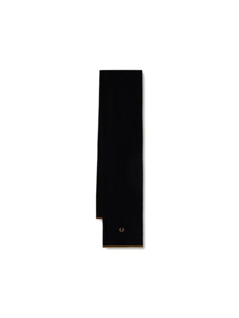 Fred Perry Laurel Wreath tipped scarf