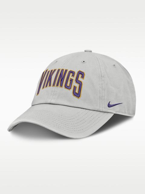 Nike Minnesota Vikings Primetime Club Arched Men's Nike NFL Adjustable Hat