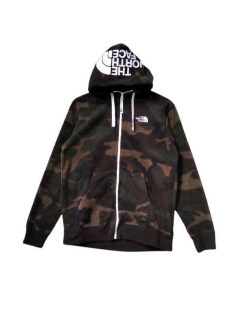 Other brands Kazuki Kuraishi × The North Face - Stunning🔥The North Face Camo Embroided Logo Fleece Hoodie