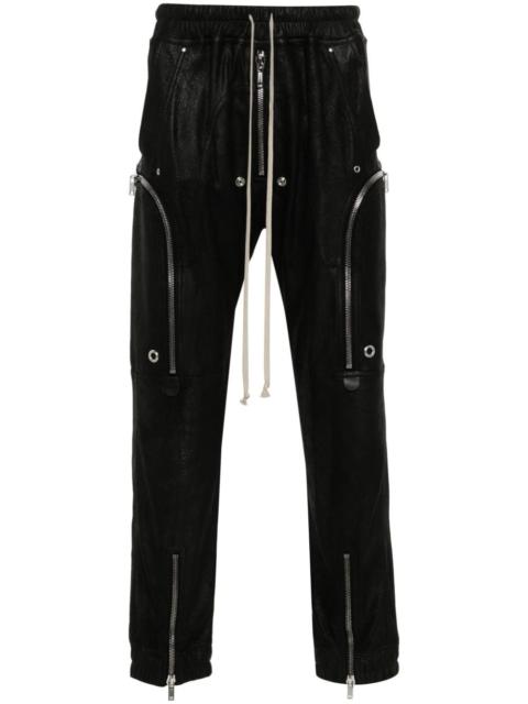 Rick Owens Bauhaus leather cargo trousers