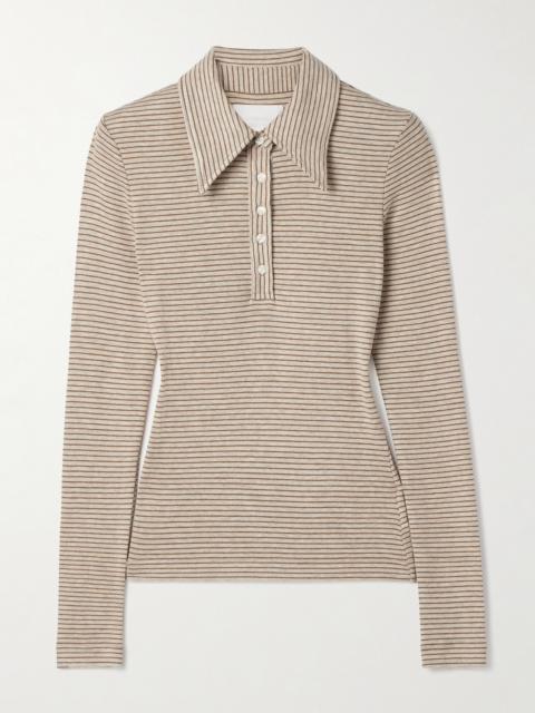 Citizens of Humanity Shara Striped Jersey Polo Shirt