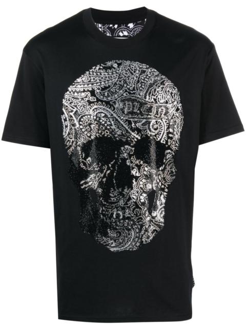 PHILIPP PLEIN paisley skull-print T-shirt