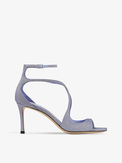 Azia 75 glitter-embellished heeled sandals