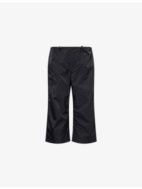 Reformation Arlette Cropped Woven Trousers