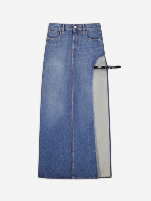 COPERNI Garter Belt Denim Skirt