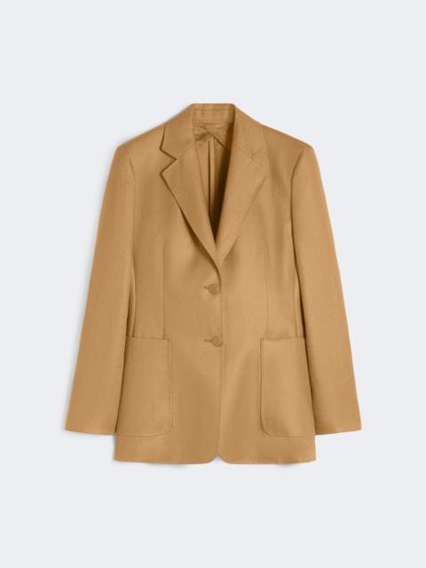 Max Mara VOLONTA Pure linen blazer - SAND