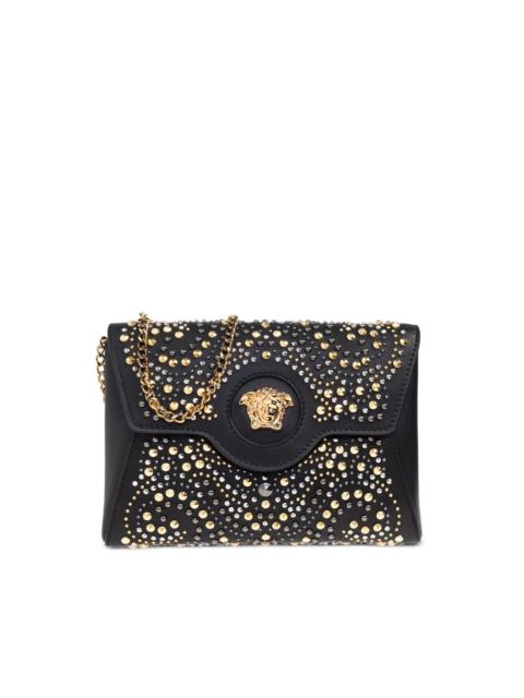VERSACE studded clutch bag