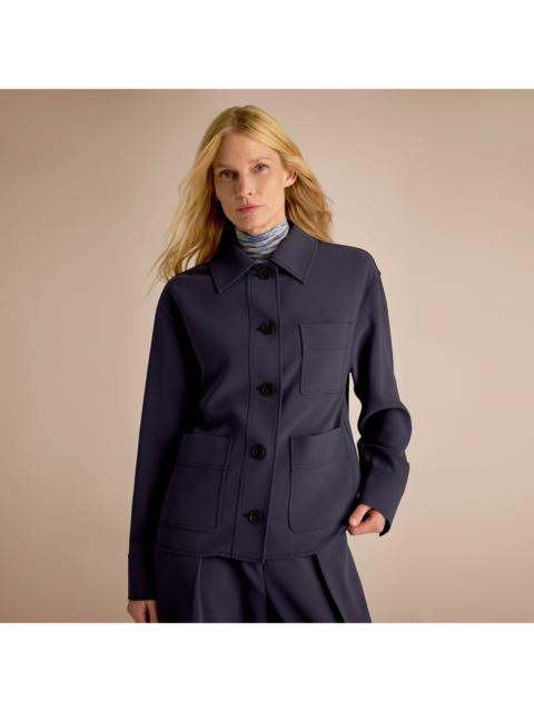 M.M.LaFleur Steffi Shacket - Everyday Crepe with Topstitch