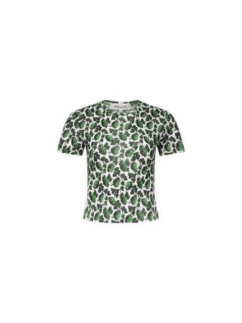DIANE VON FURSTENBERG Perfect Short Sleeve Top