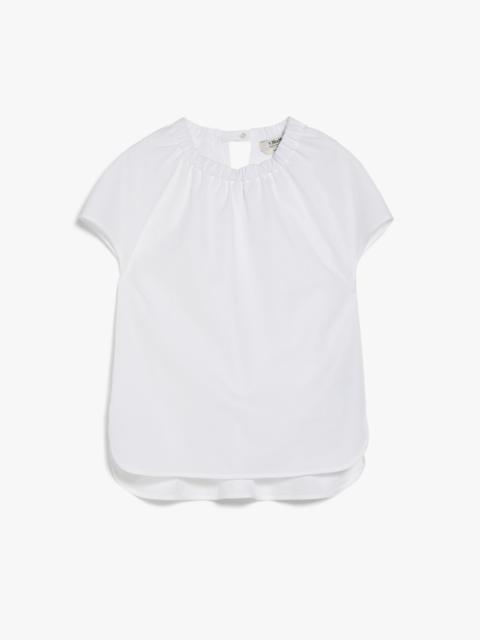 'S Max Mara FIAMMA Cotton poplin blouse
