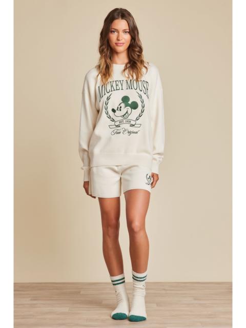 Barefoot Dreams CozyChic Ultra Lite® Cotton Unisex Disney Mickey Athletic Pullover